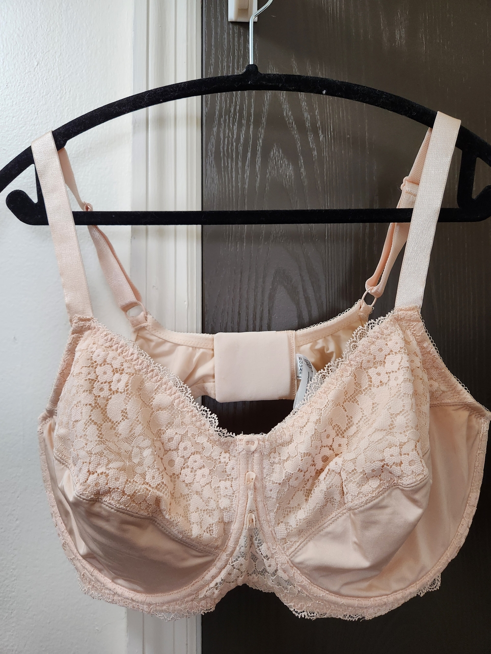 Full Coverage Bra in Blush With Pocketed Cups